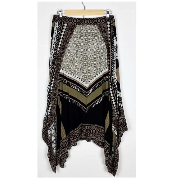 Free People Bedouin Traveler Maxi Boho Skirt
Brown Black Combo Size Small - Picture 5 of 9